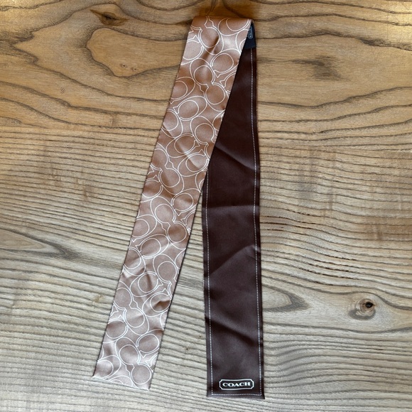 Coach Silk Neck Scarf - Picture 4 of 5